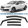 4 pcs In-Channel Rain Guards for Subaru Impreza Hatchback V615