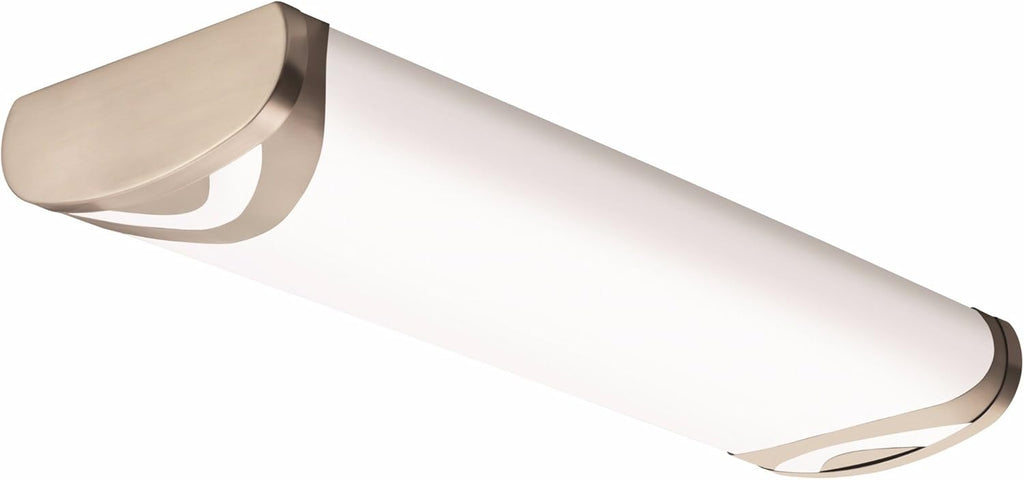 2-Foot Brushed Nickel Linear Light, 4000K, Pack of 2 B63760
