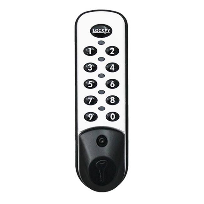 White Digital Combination Electronic Cabinet and Locker Lock F9256