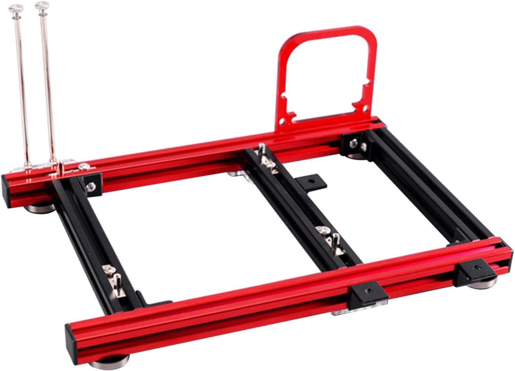 Red Open Aluminum Frame Motherboard Chassis Z964