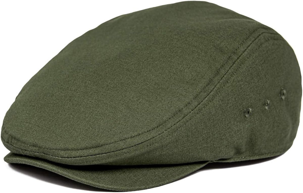 Cotton Twill Newsboy Flat Cap V2125