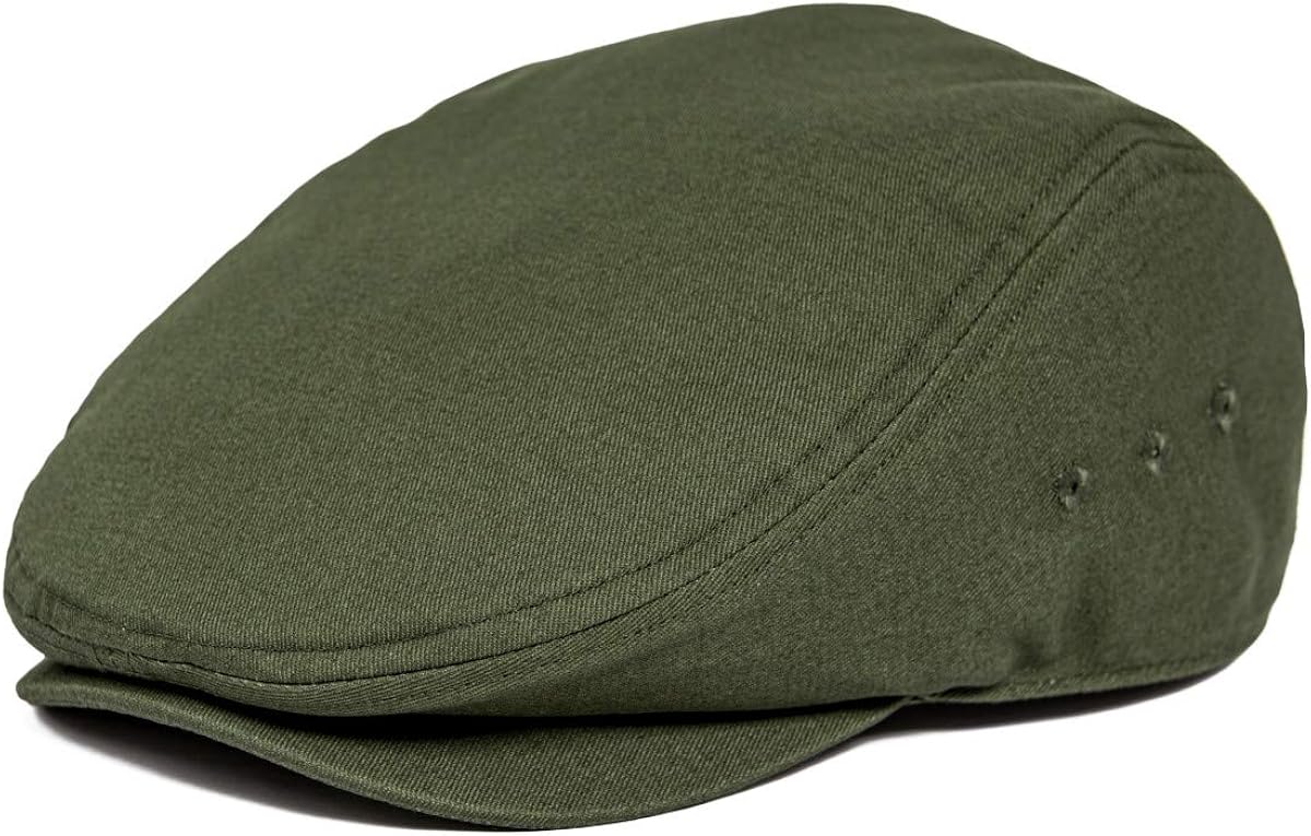 Cotton Twill Newsboy Flat Cap V2125