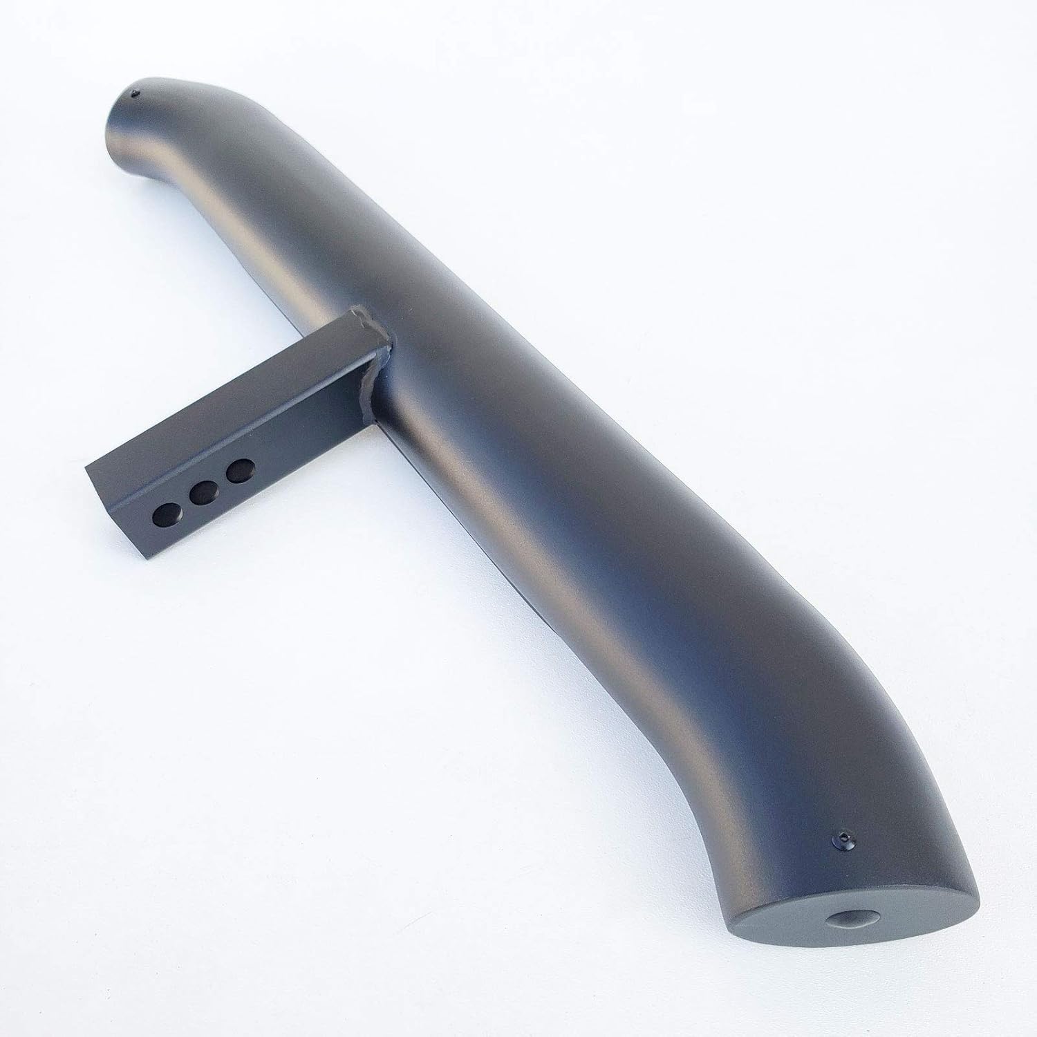 Black 4" Oval Curved Truck Trailer Rear Bumper Guard E192120