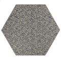 Navy Hexagon Rug R20573