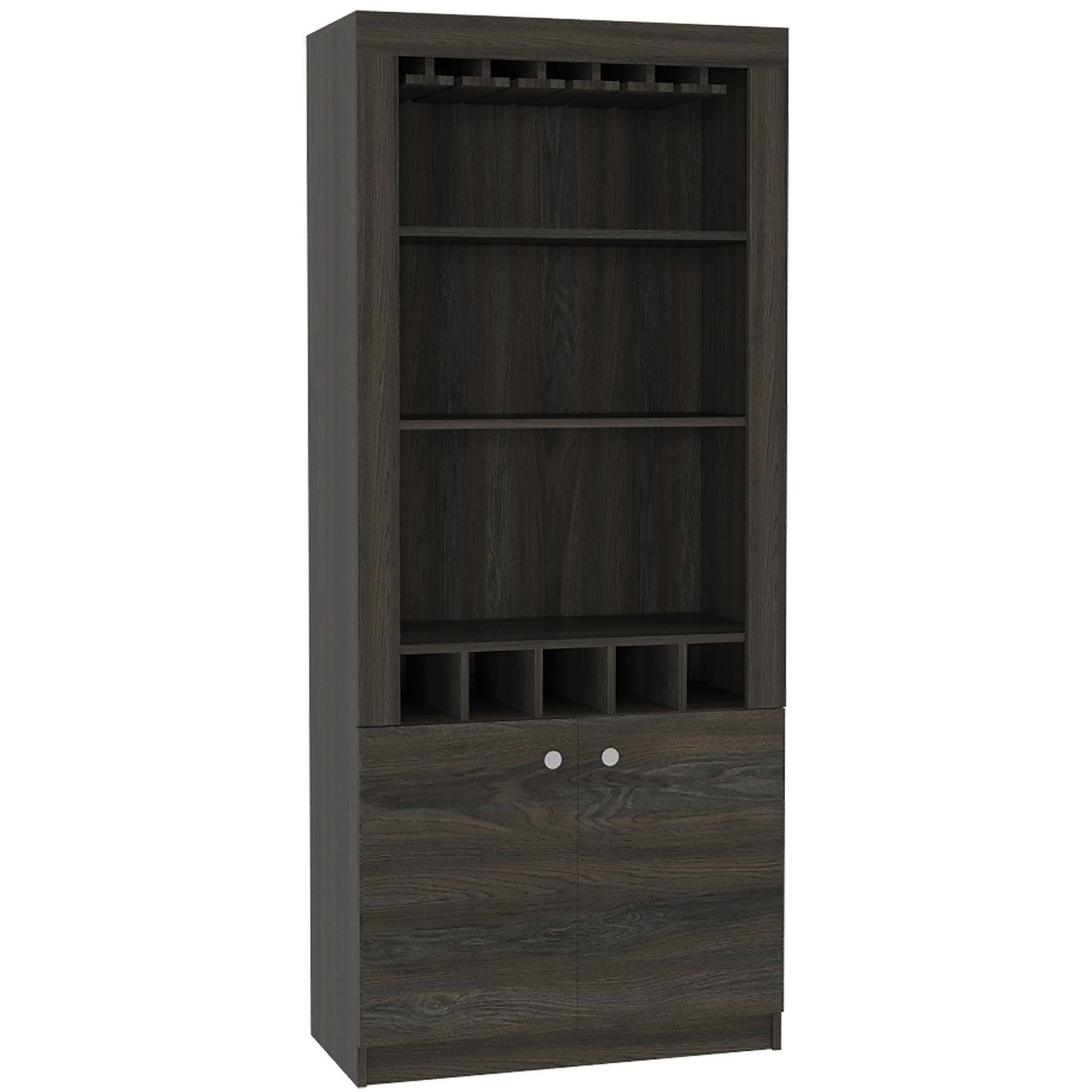 Black Wengue Bar Cabinet U314