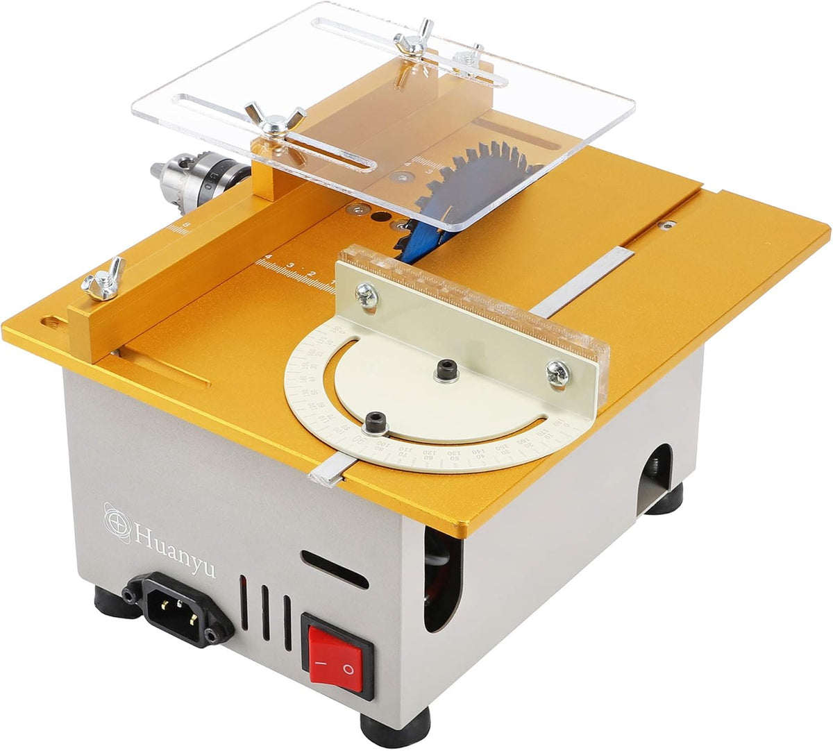 Mini Table Saw with Miter Gauge 300W Woodworking Tool T46948