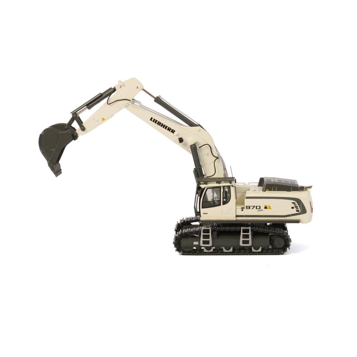 White 1/50 Diecast Hydraulic Excavator Model U386618