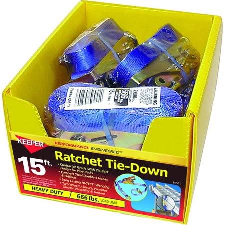 15 Foot Ratchet Tiedown 2000 Pound, Case of 8, 1 in G84119