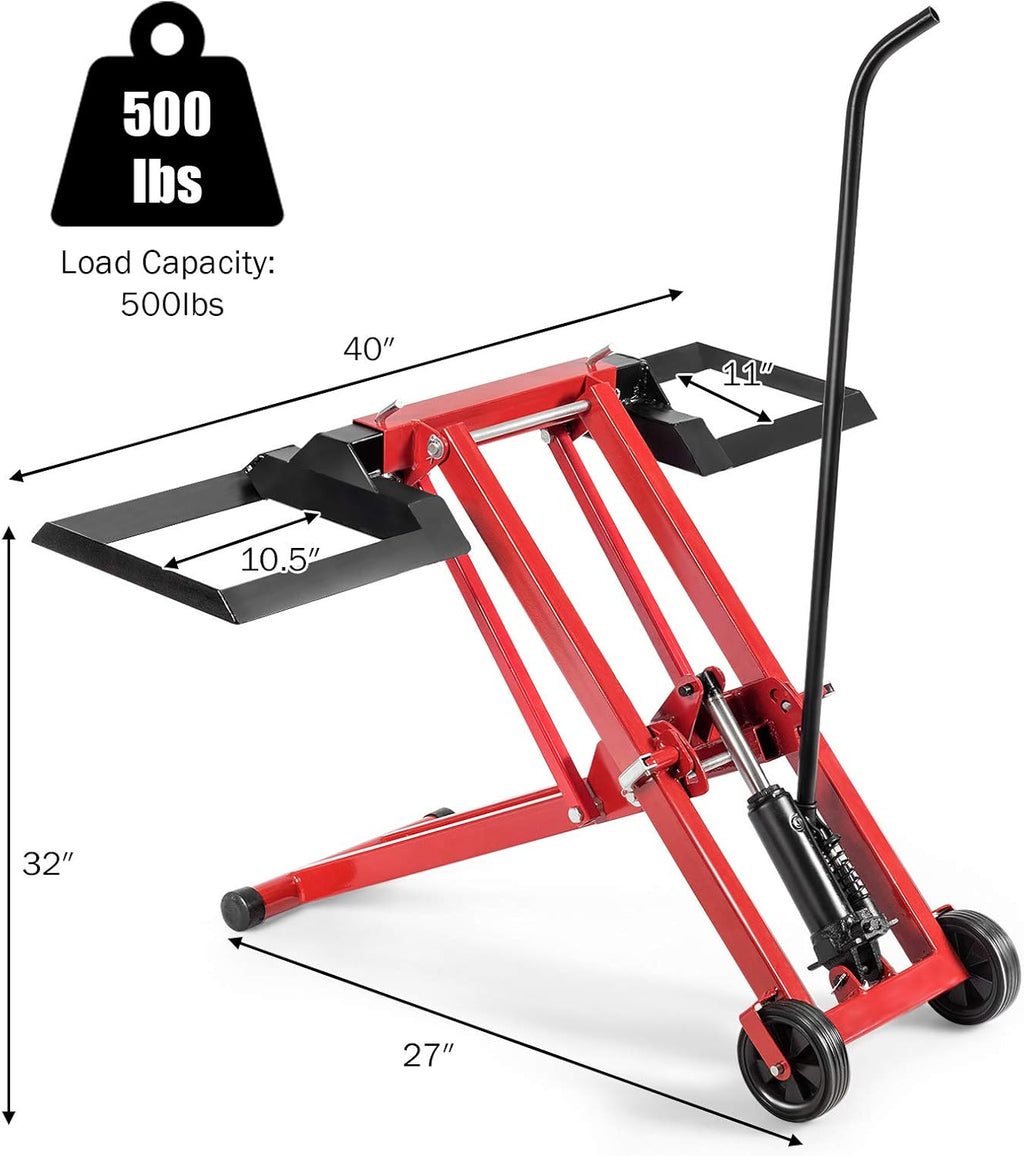 Hydraulic Lawn Mower Lift, 500-lb Capacity V67754