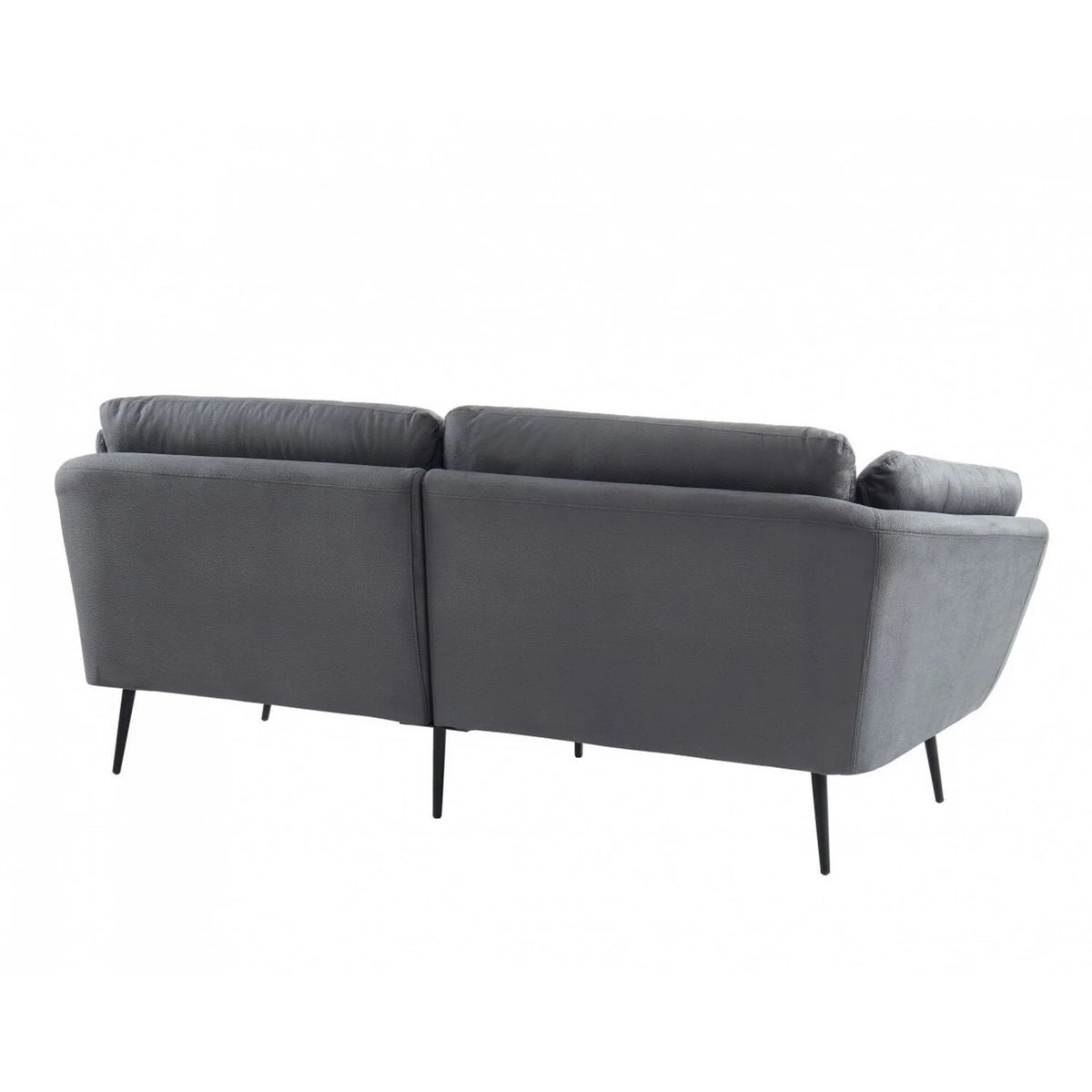 Dark Gray Fabric Upholstered Sofa L87508