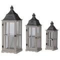 Gray Set of 3 Lanterns A544