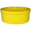 Yellow Stoneware Fluted Souffle / Ramekin - 36/Case W626465
