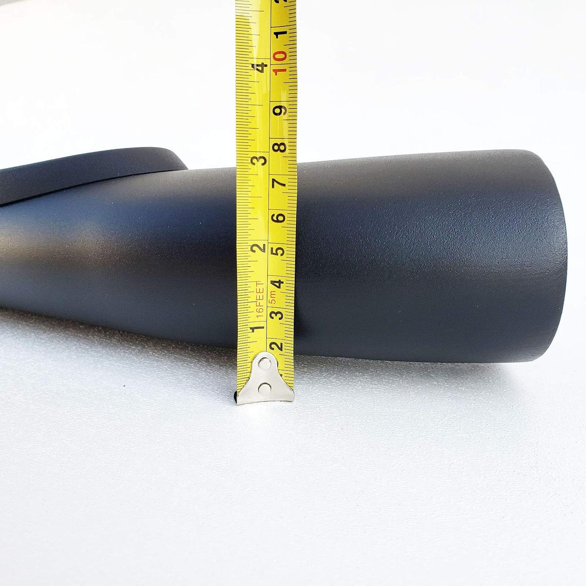 Black 4" Oval Curved Truck Trailer Rear Bumper Guard E192120