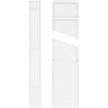 Smooth PVC Pilaster with Decorative Capital & Base (Pair) X124730