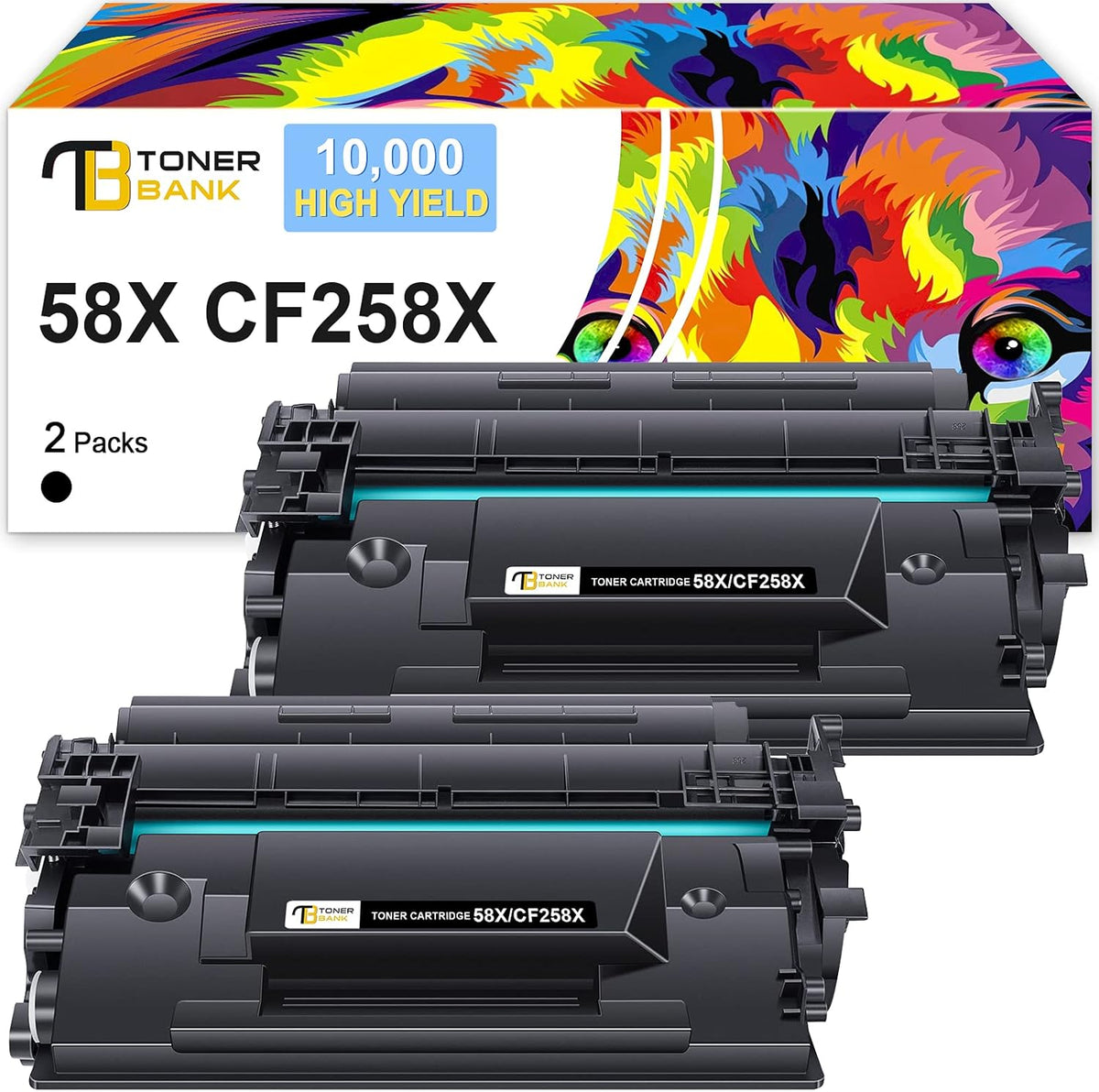 Black 2 Pack Compatible Toner Cartridge E651