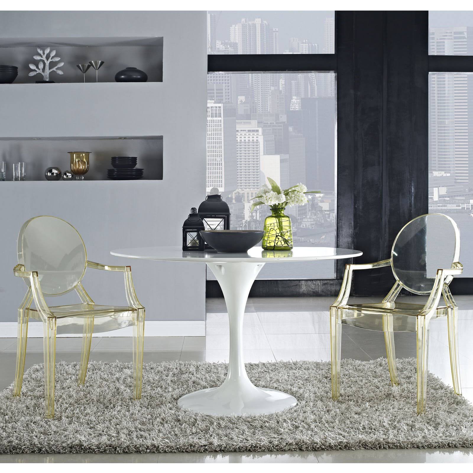 Red Dining Armchair Q7007