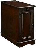 Cherry Wood Storage End Table R722163