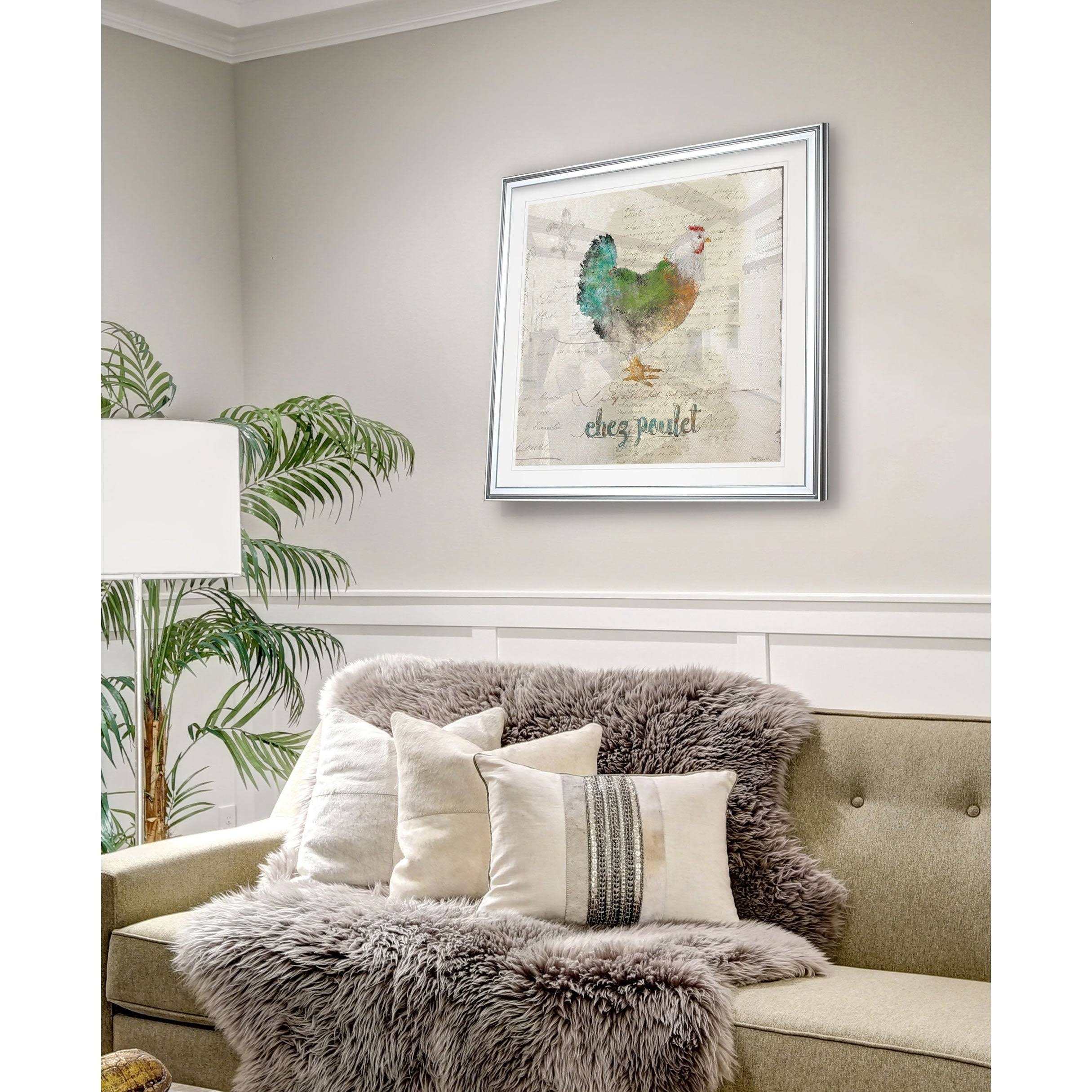 Framed Giclee Print 38 x 38 C176