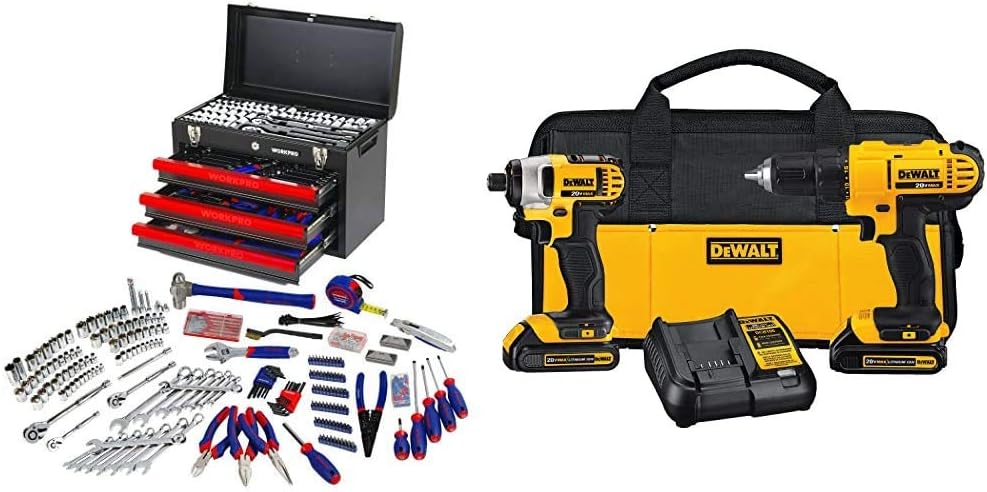 408-Piece Mechanics Tool Set with 3-Drawer Metal Box N468