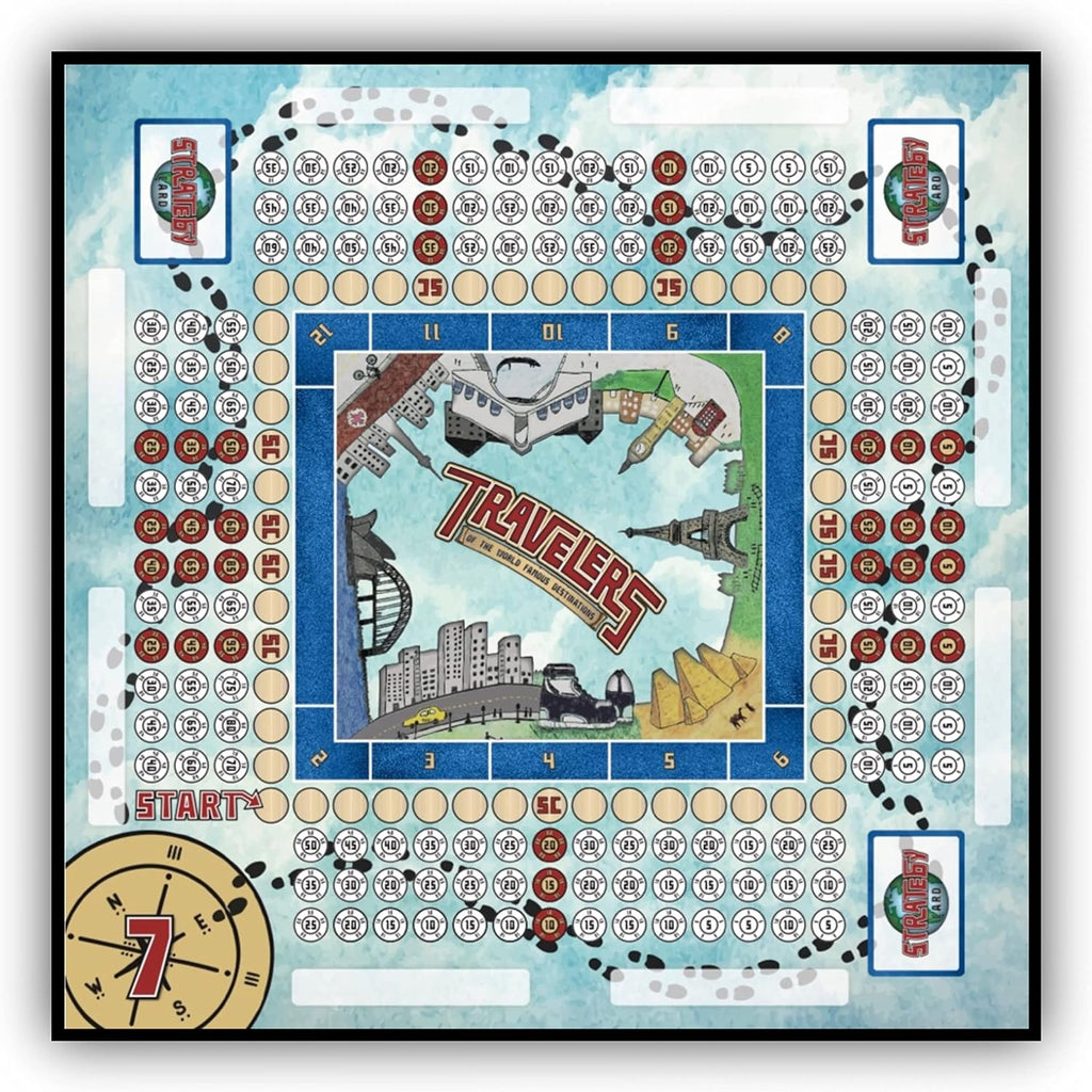 Strategy Board Game for 2-4 Players, Ages 13+ H870