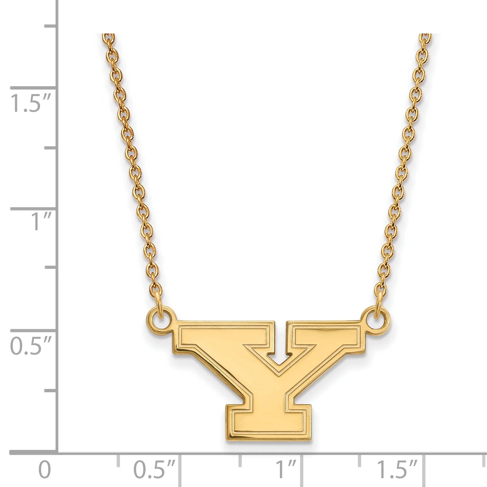 14k Yellow Gold Pendant Necklace T2126