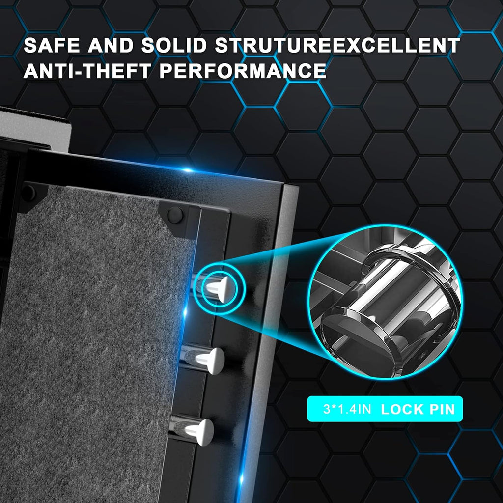 Fireproof Security Safe with Digital Keypad Lock Box K636380