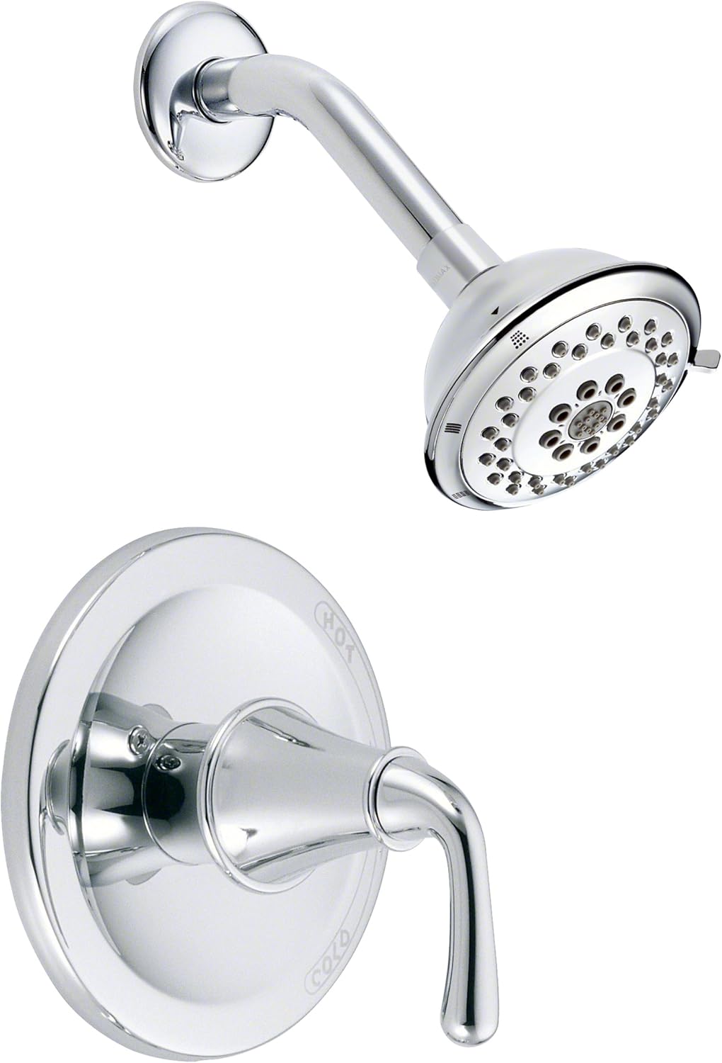 Chrome Single Handle Pressure Balance Shower Trim Kit Q463061