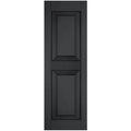 18 in. x 64 in. Exterior Real Wood Raised Panel Shutters Pair Z26886