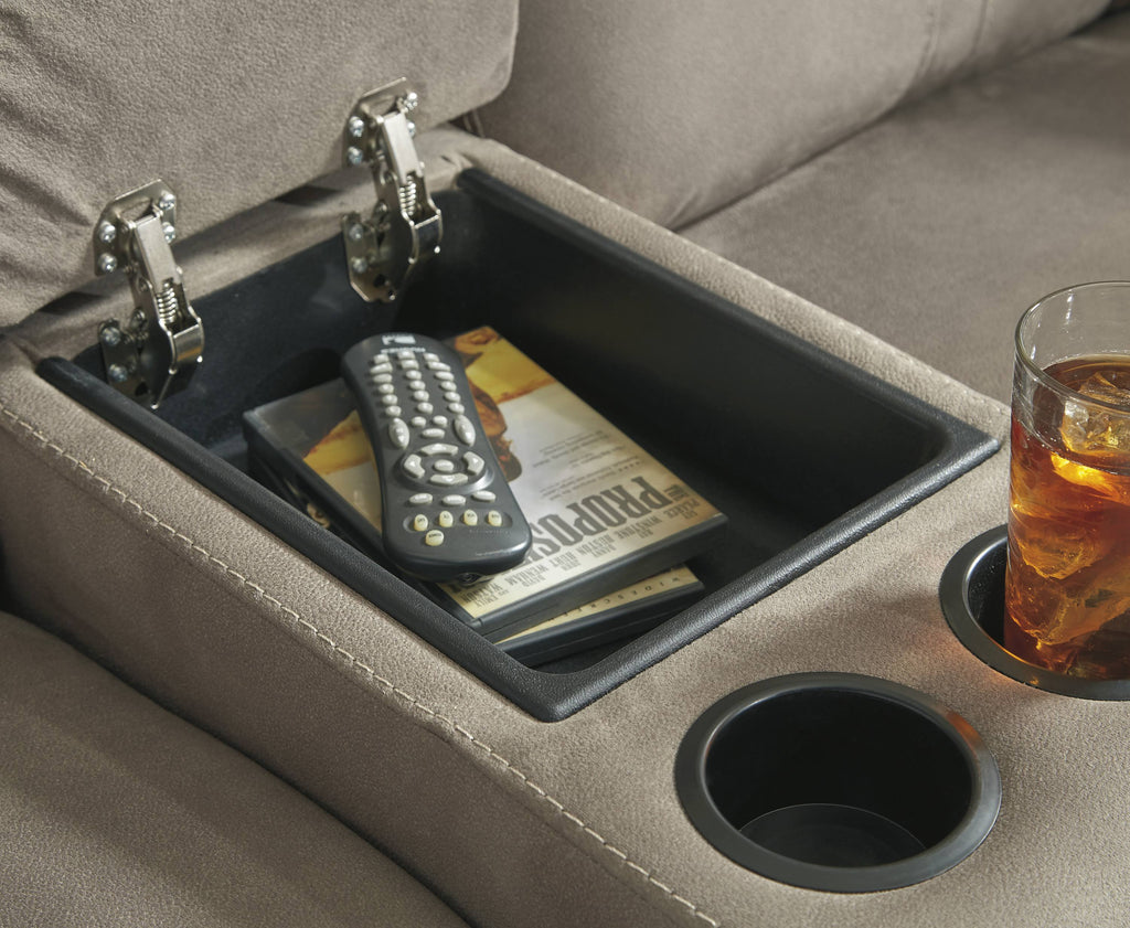 Reclining Loveseat with Console E629371