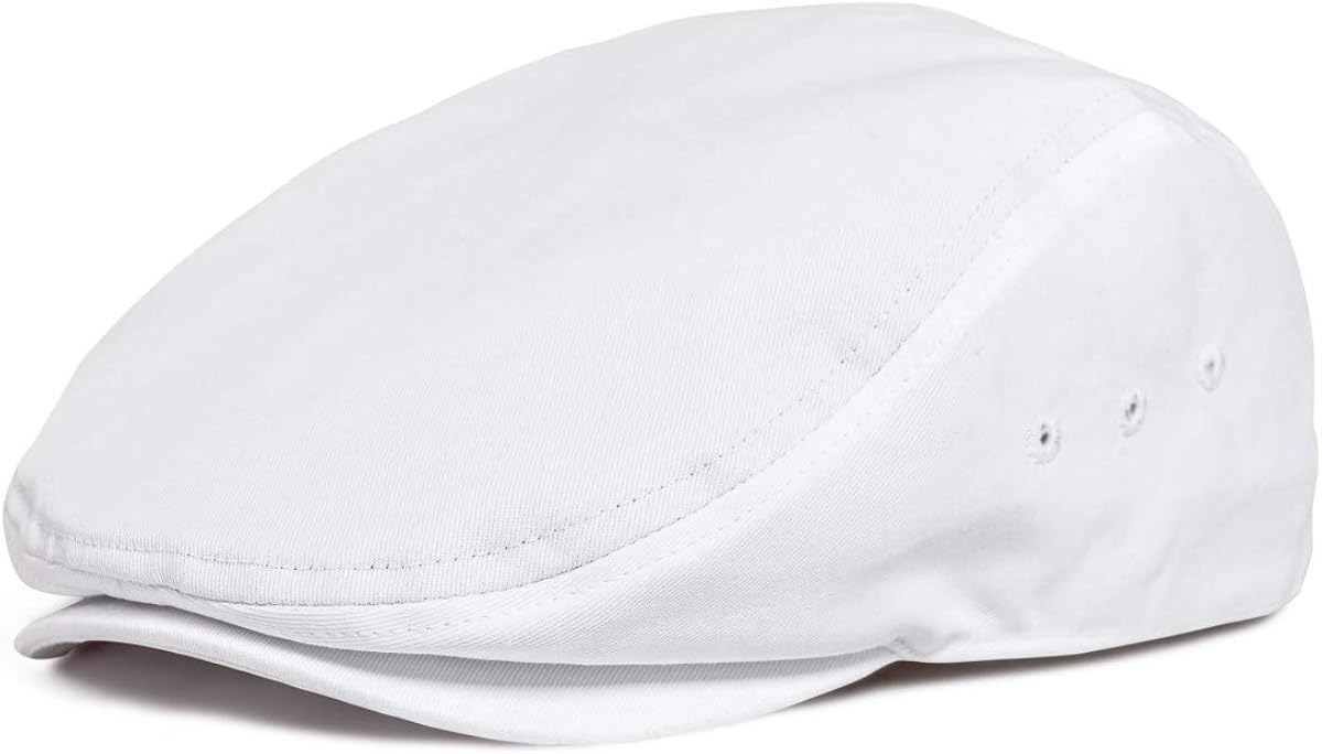 Cotton Twill Newsboy Flat Cap V2125