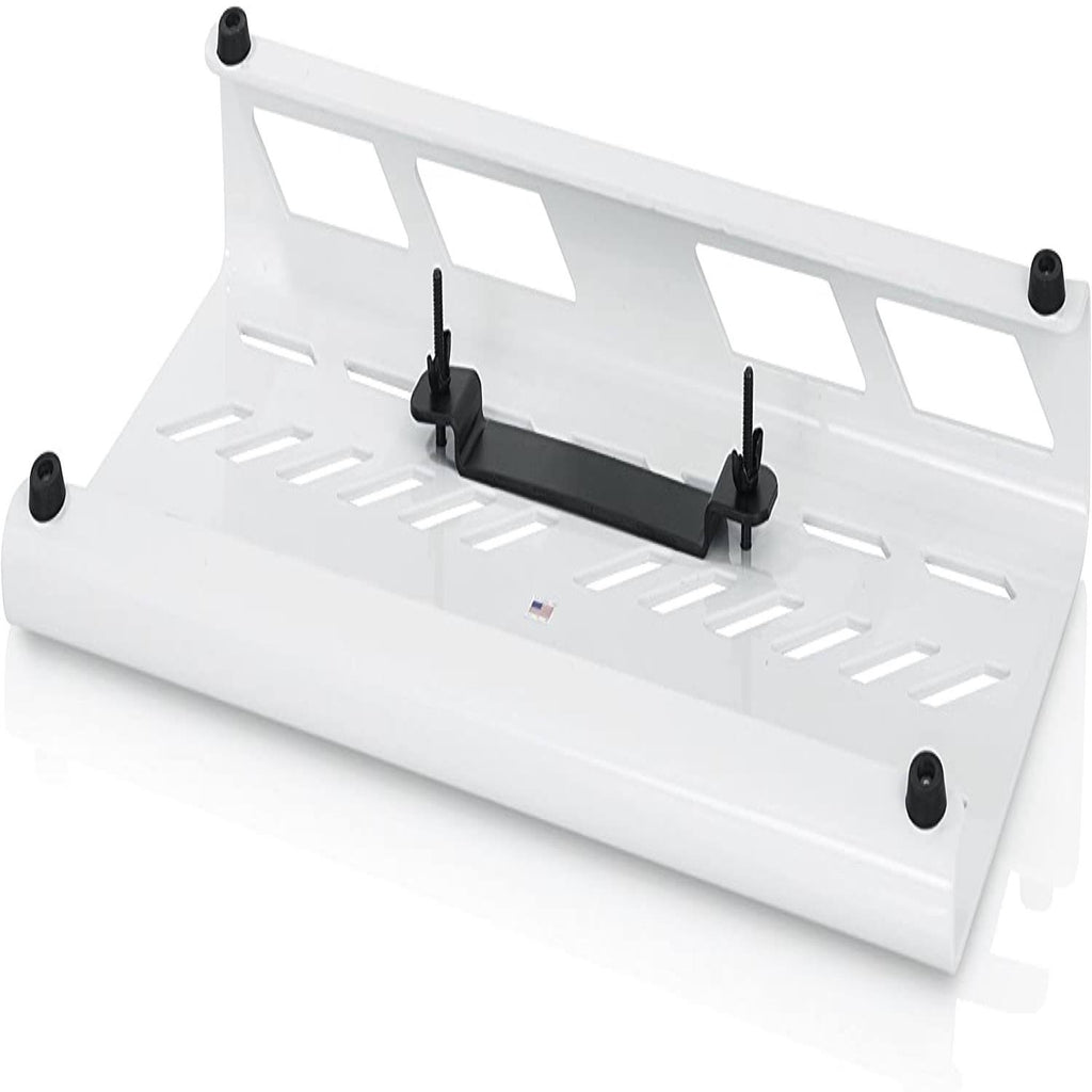 Aluminum Pedal Board with Carry Bag, White, Large Y5015