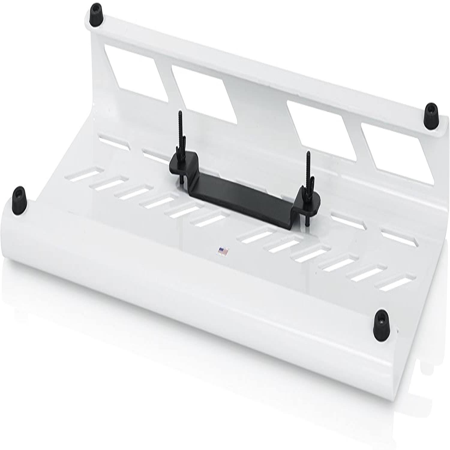 Aluminum Pedal Board with Carry Bag, White, Large Y5015