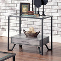 Gray Black End Table I139