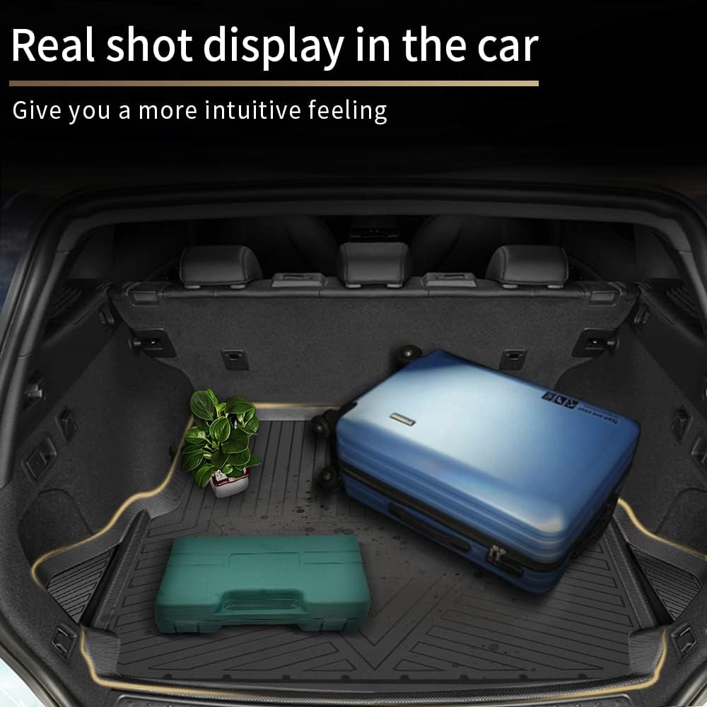 Black All Weather Cargo Trunk Liner Floor Mat Z9694