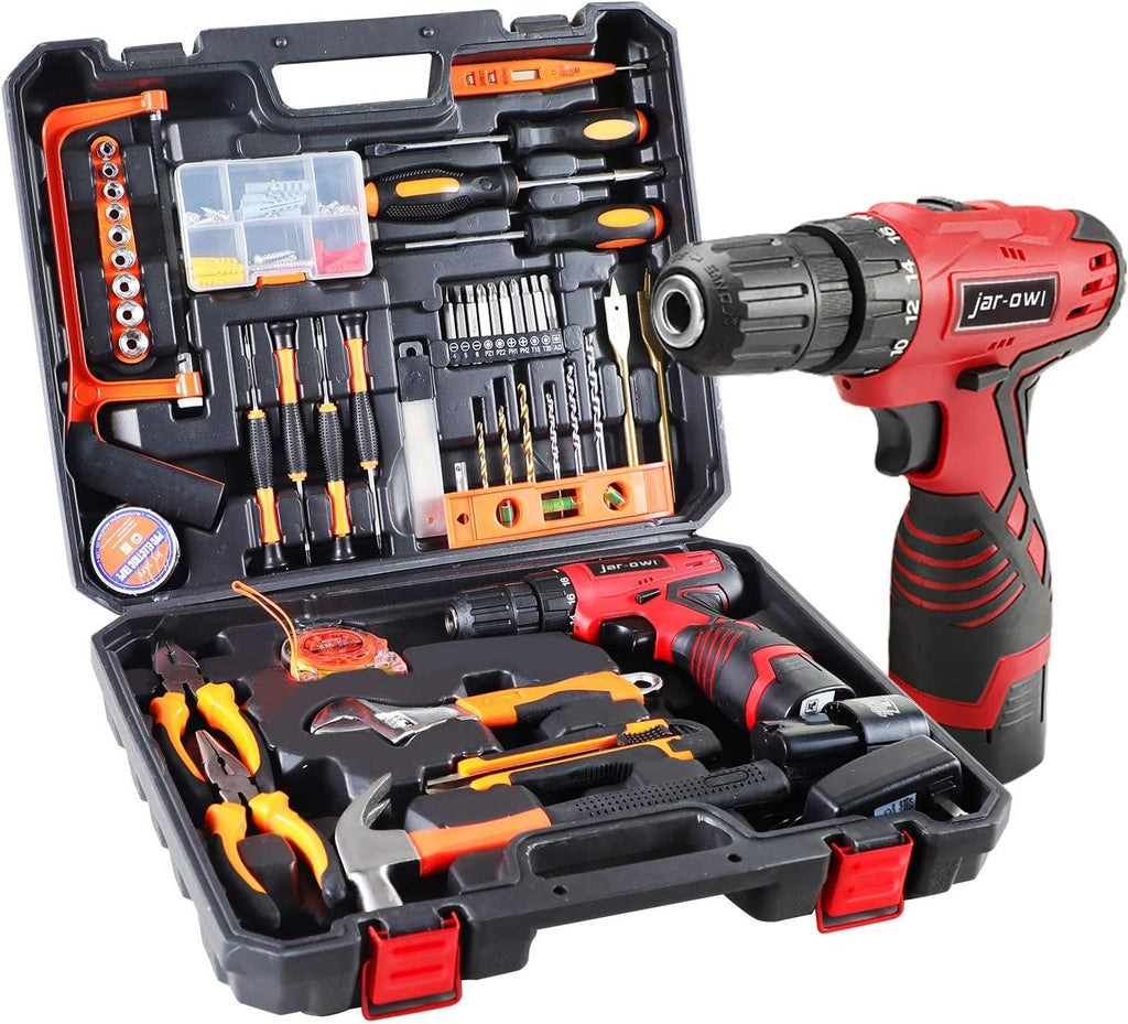 108 Piece Power Tool Combo Kit with 16.8V Cordless Drill M653