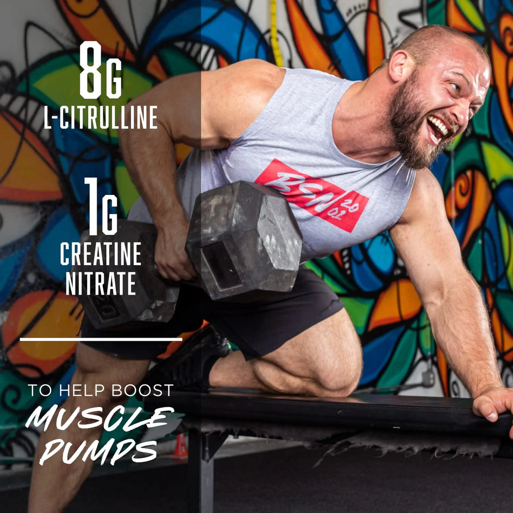 Grape Fury Pre Workout Powder with L-Citrulline and Beta-Alanine, 24 Servings V332448