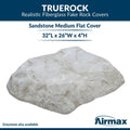 Medium Flat Cover Rock, Sandstone L80945