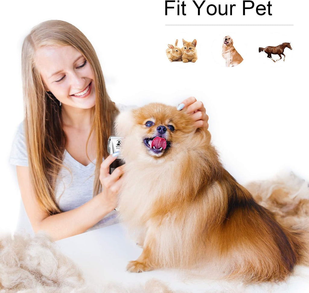 Quiet Cordless Rechargeable Dog Clippers N183650