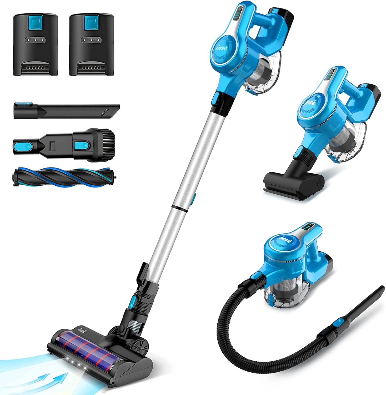 Cordless Stick Vacuum Cleaner with Rechargeable Battery P56292