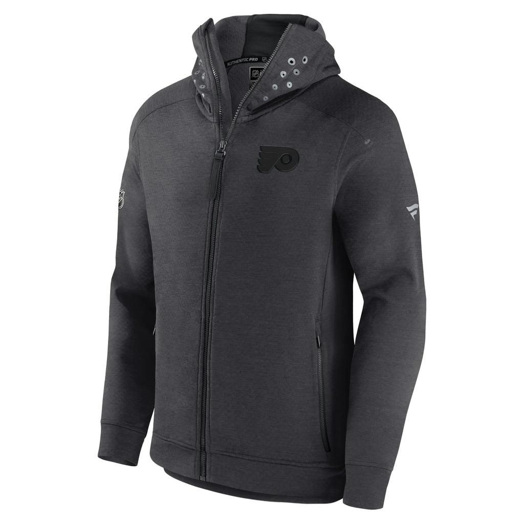 Heather Charcoal Full-Zip Hoodie Jacket U848