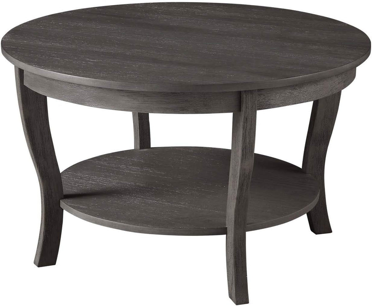 Dark Gray Round Coffee Table S89236