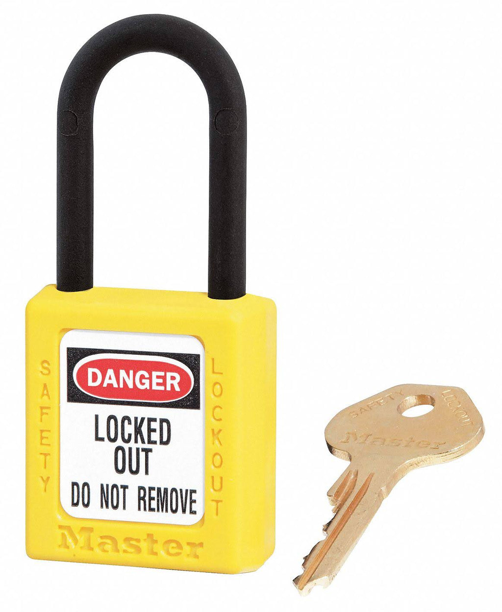 Yellow Lockout Padlock, PK12 A156
