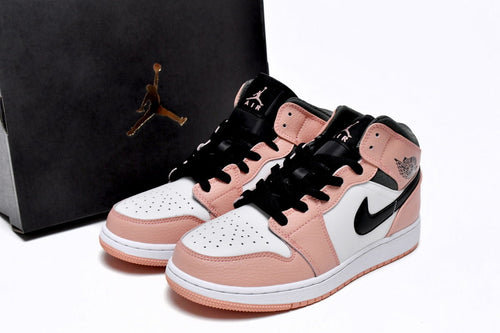 Air Jordan 1 Mid Pink Quartz Reps Sneakers 555112-603
