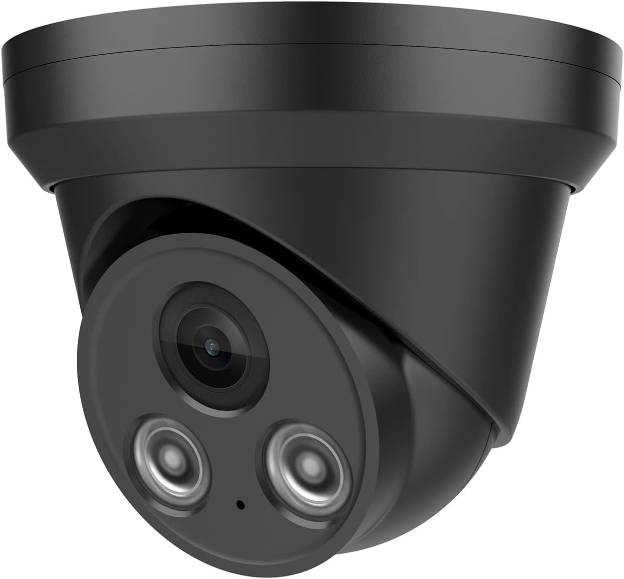 4K 8MP PoE IP Turret Camera with Mic/Audio, 98ft Night Vision, 2.8mm Fixed Lens, IP67 Waterproof D25531