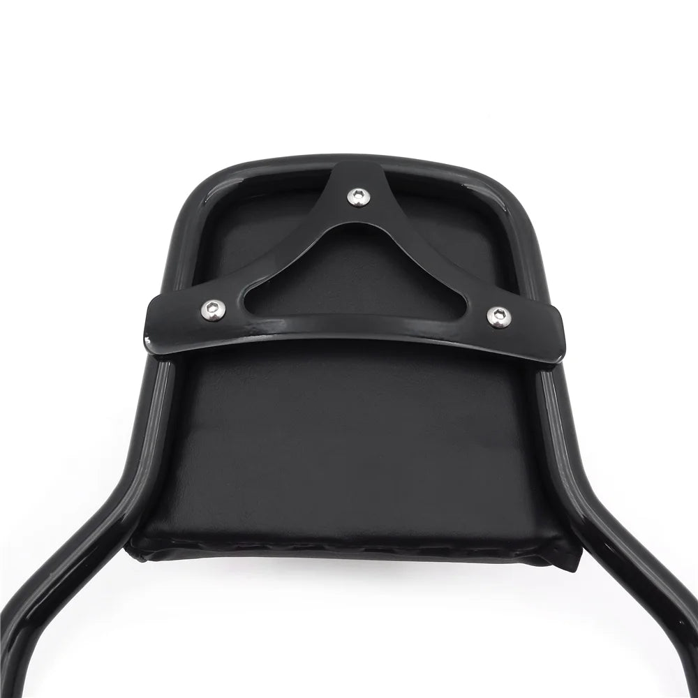 Black Sport Luggage Rack Sissy Bar Upright T5720