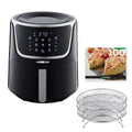 7-Quart Electric Air Fryer with Dehydrator and Stackable Racks V875