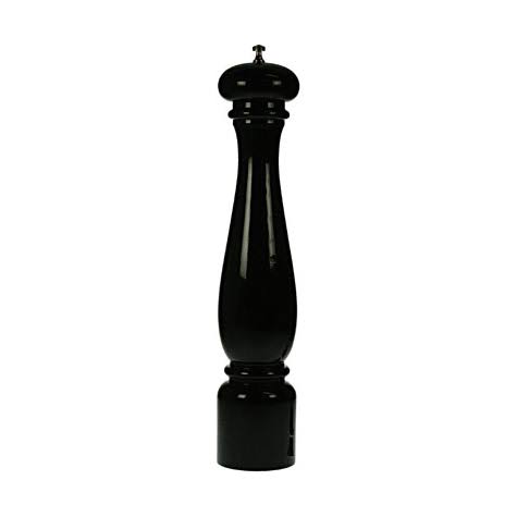 Black Lacquered Wood Salt Mill S1803