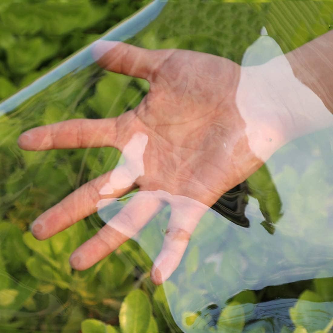 Clear PVC Vinyl Waterproof Tarpaulin Canopy 1.2x2m F388