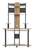 Arch Corner Computer Desk with Hutch / Tower N351