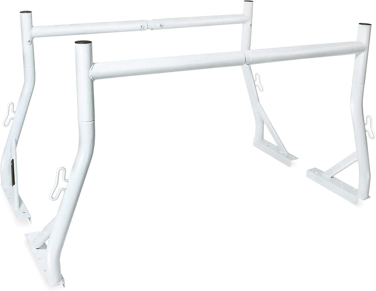 Extendable Steel Pick-Up Truck Ladder Rack Two-bar Set - Black I360694